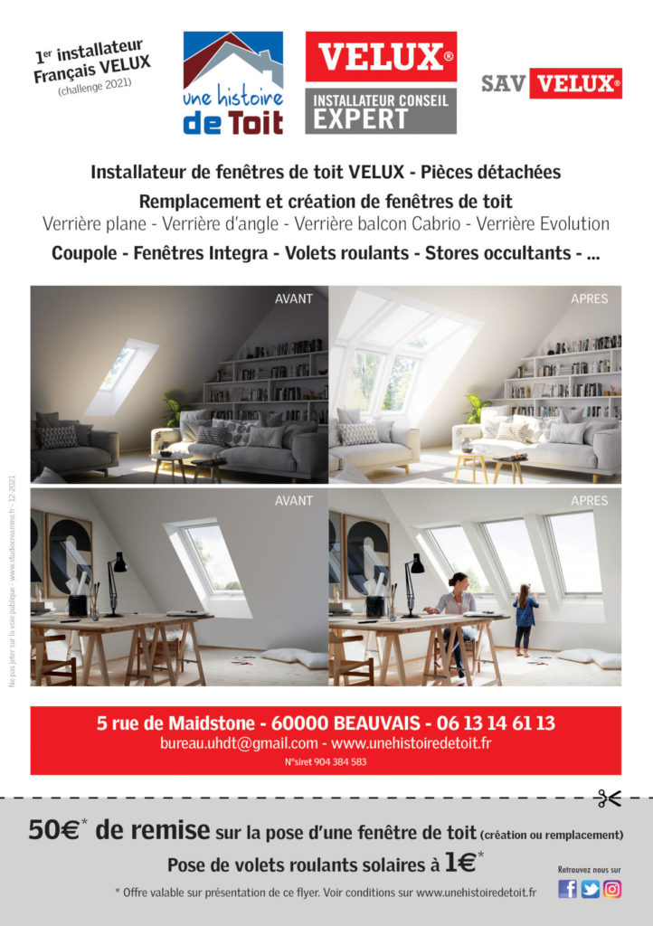 Installateur VELUX Beauvais Oise